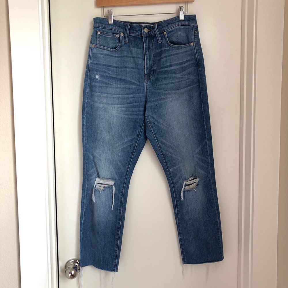 Madewell High Rise Slim Boyjean